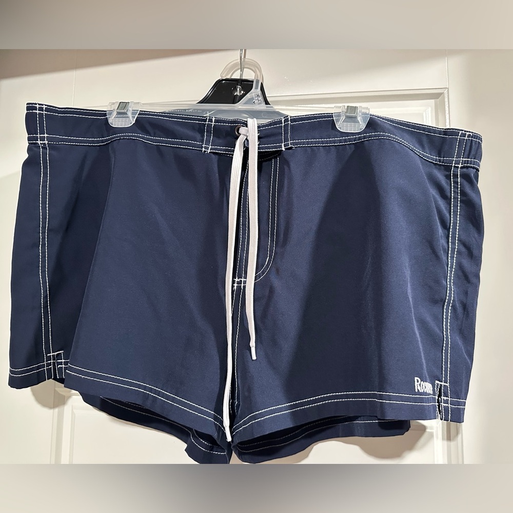 Navy Blue Rocorose Board Shorts - Women’s 3x